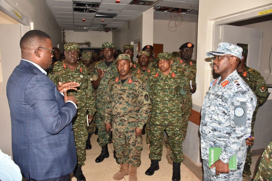UPDF Leaders Inspect Mbuya National Referral Hospital Ahead of Opening