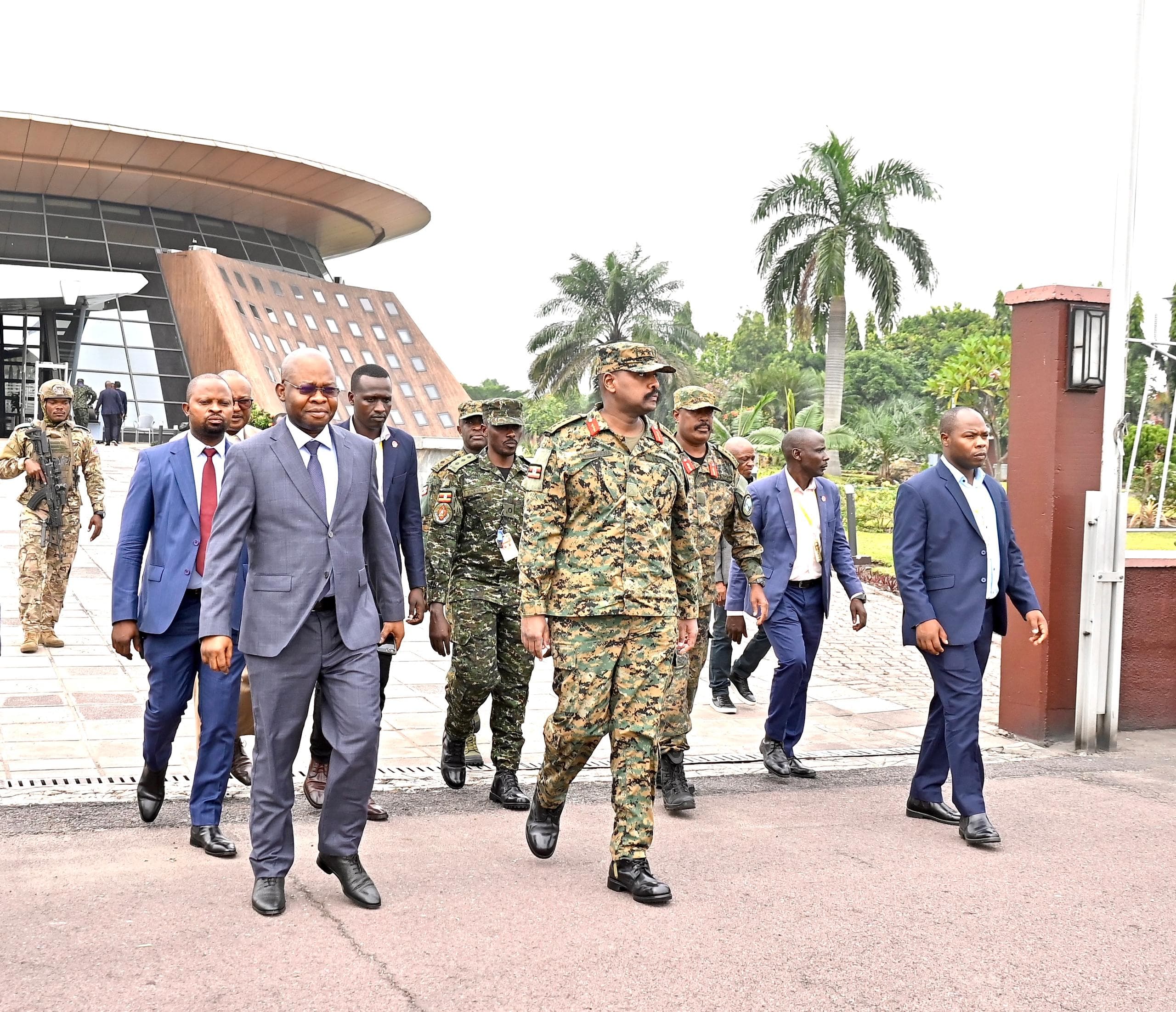 Gen Kainerugaba Concludes Visit to DRC After High Level Engagements