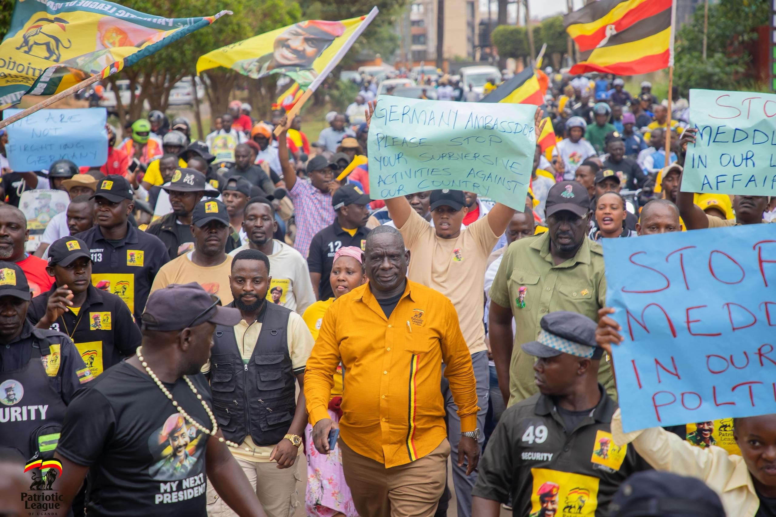 PLU Members Protest at German Embassy over Ambassador’s Undiplomatic Activities