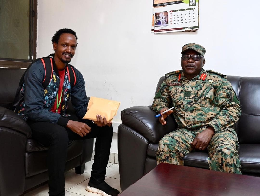 Gen Kainerugaba Donates Funds to Troubled 27 Guns Actor Arnold Mubangizi