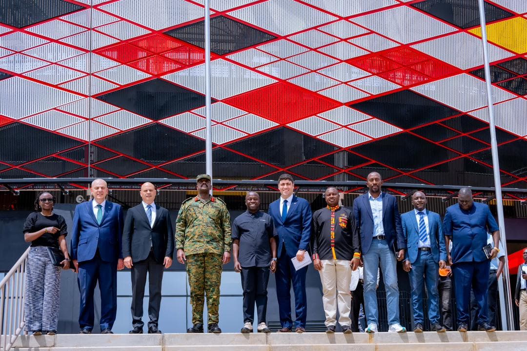 Gen Kainerugaba Inspects Hoima City Stadium, Urges High Standards Ahead of AFCON 2027