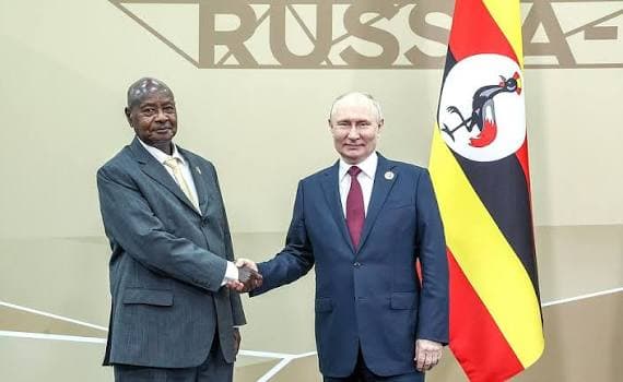 Russia’s Vladimir Putin Congratulates President Museveni on Election Victory 
