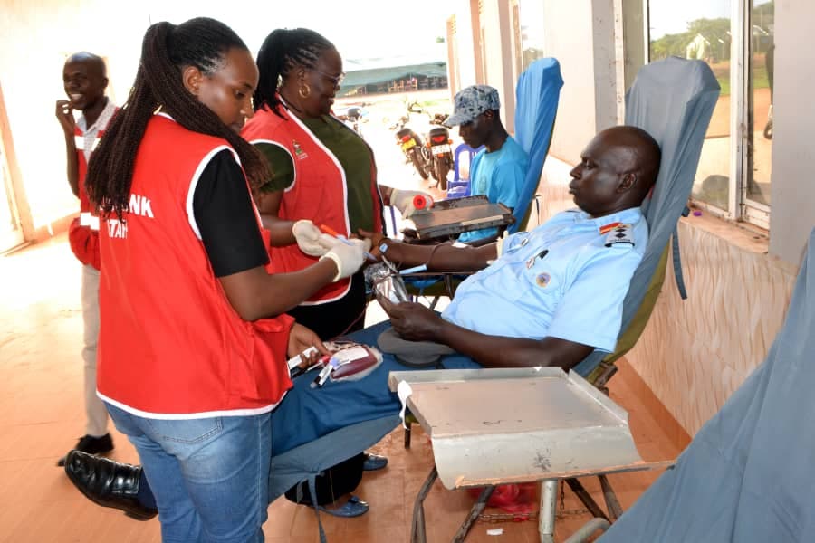 Blood Donation Exercise At Nakasongola Cantonment.