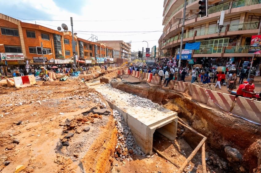 KCCA Begins Work On Major Namirembe Road Drainage Upgrade