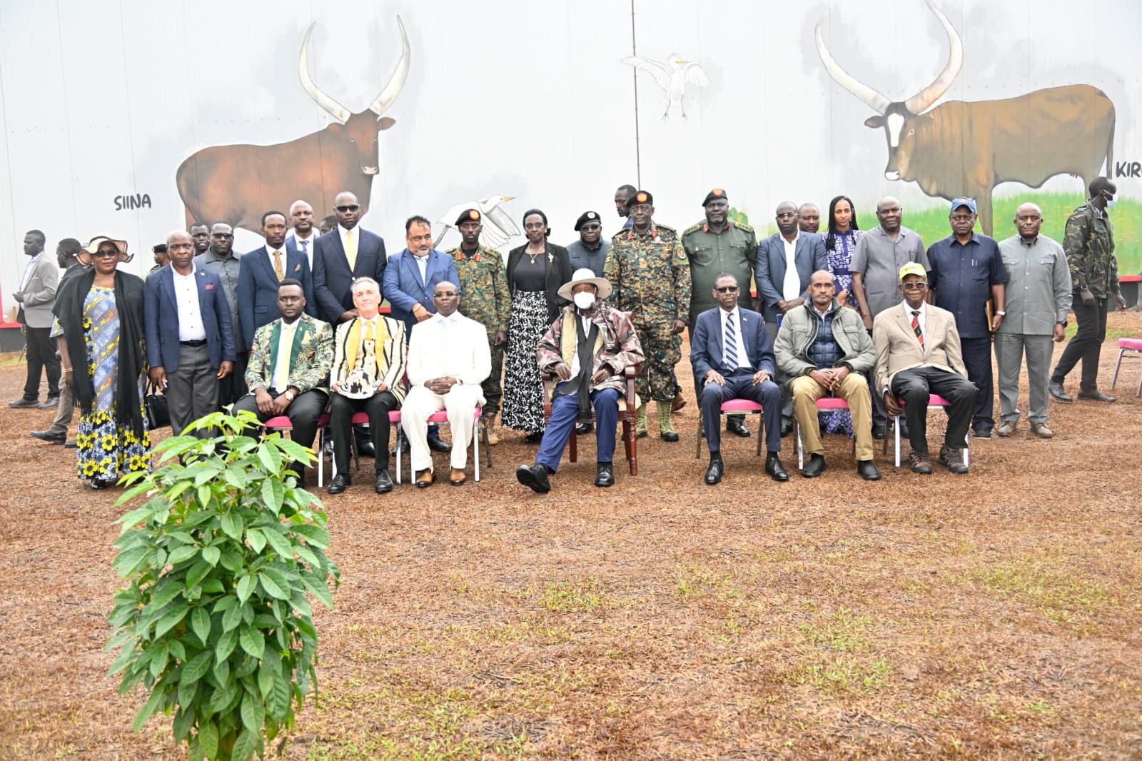 President Museveni Commissions NEC Meat and Beans Factory