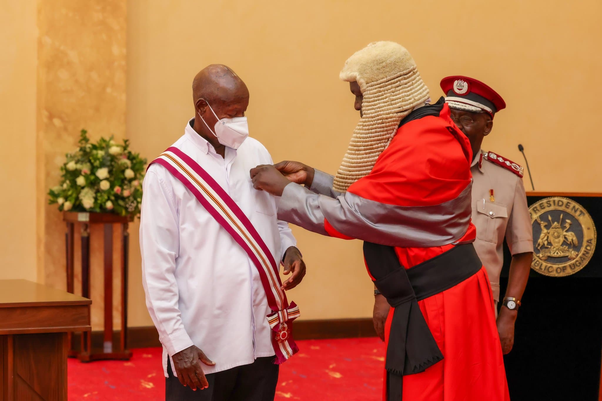 Museveni Receives Prisons Service Medal for Promoting Local Production