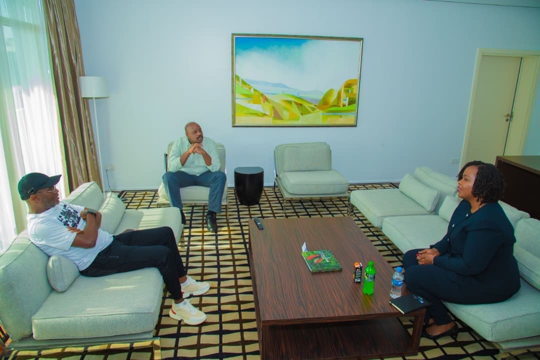 Gen Kainerugaba Meets NBA Africa CEO in Kigali