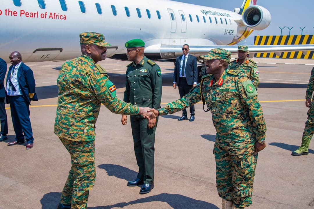 Gen Kainerugaba Arrives in Kigali for Bilateral Engagements