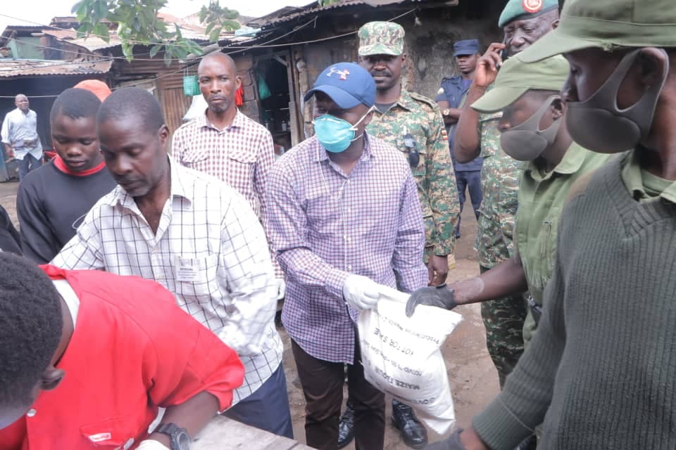 PICTORIAL: Minister Ogwang Orders Distribution of Food to All Residents of Katwe