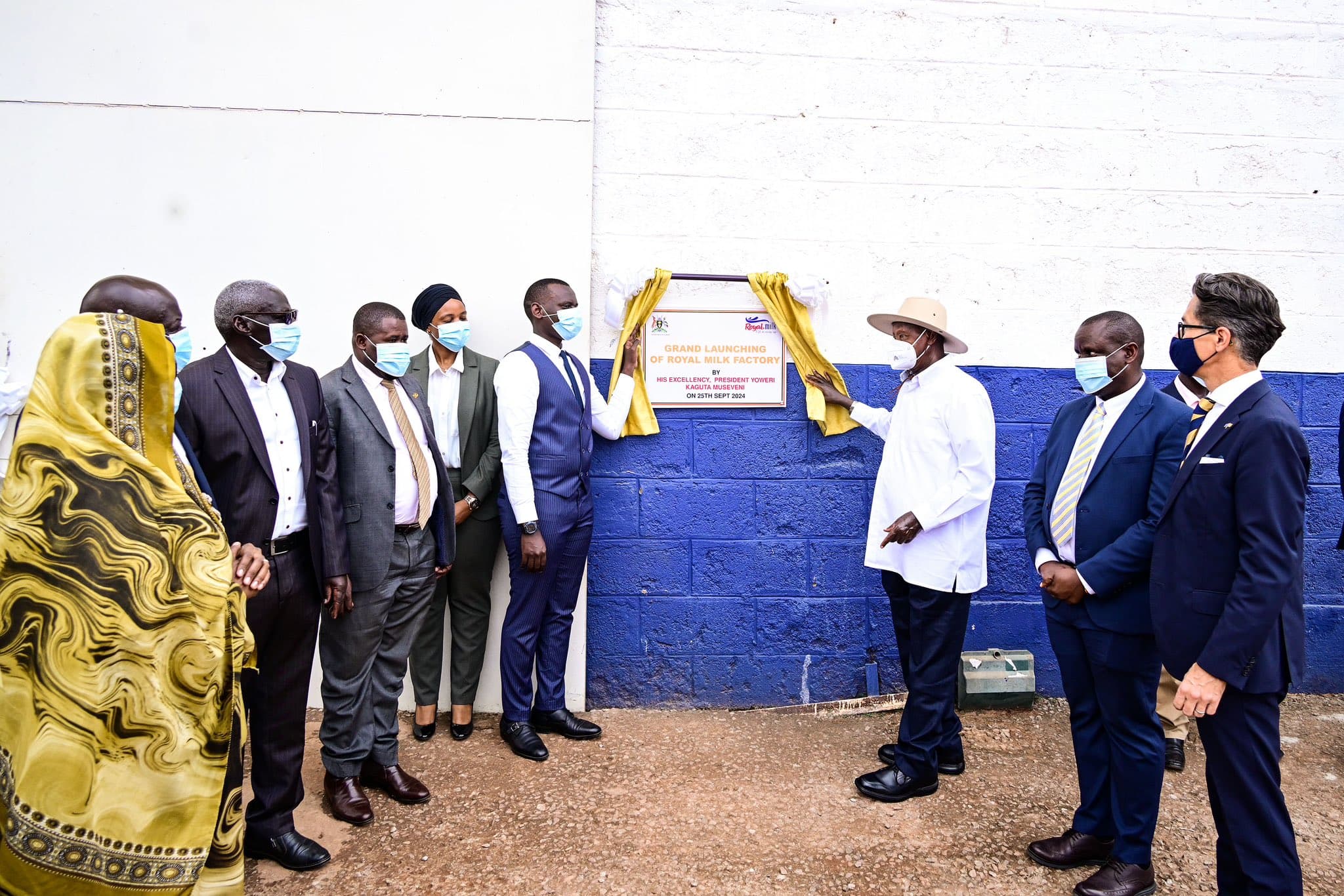 President Museveni Praises Royal Milk Factory for Growth and Innovation