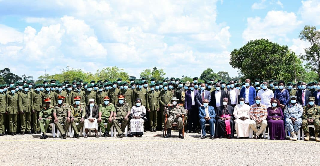 President Museveni Commissions 203 Officer Cadets, Urges Discipline, Integrity in Military Service