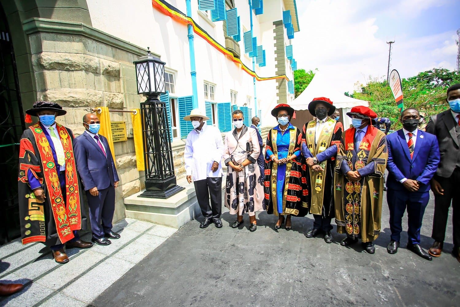 President Museveni Reopens Makerere University’s Restored Ivory Tower and Installs Dr. Crispus Kiyonga as New Chancellor