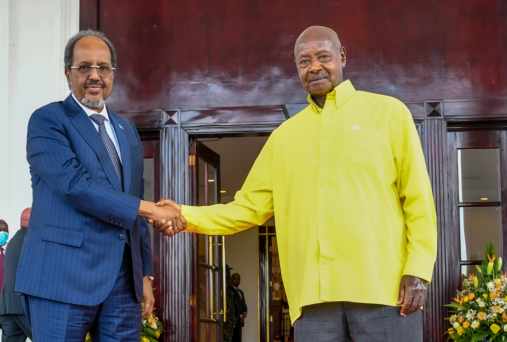 Museveni, Somali President Mohamud Meet to Strengthen Bilateral Ties