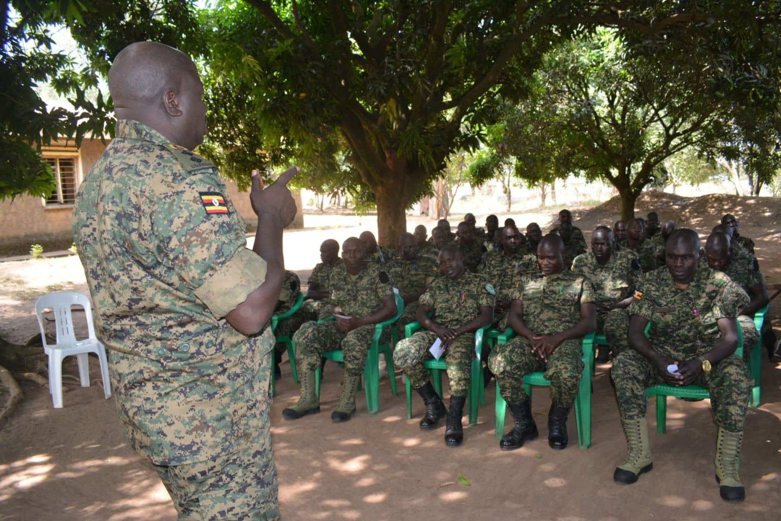 UPDF Officers Begin Signal Regiment Training in Gulu