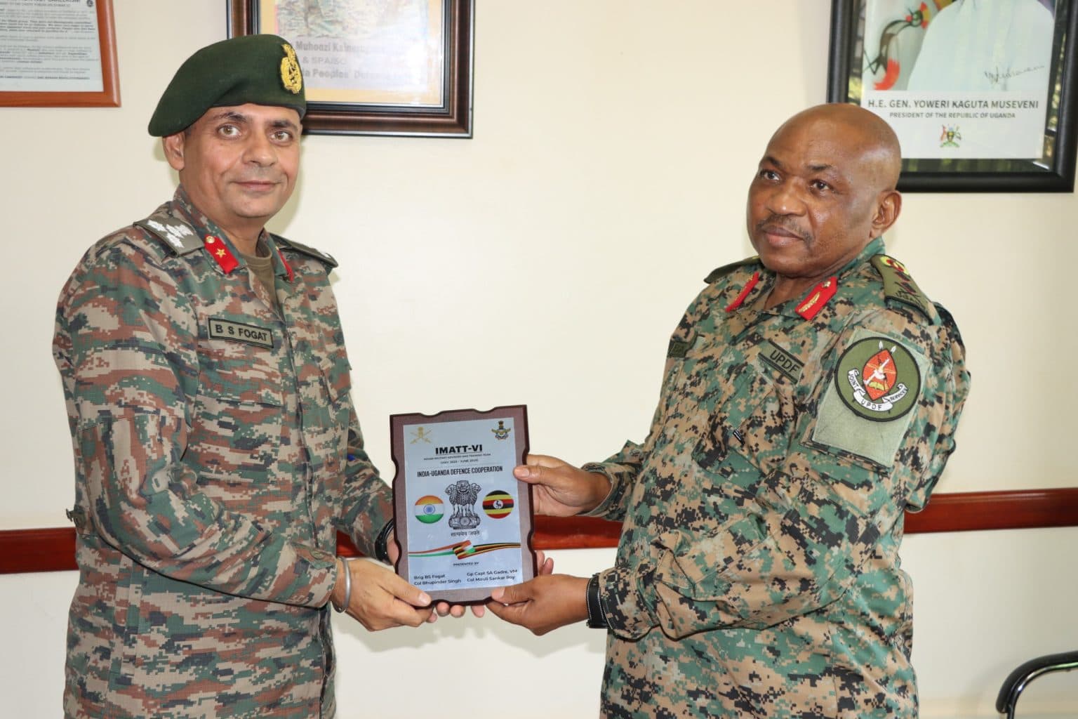 UPDF Hails Indian Military for Strengthening Uganda’s Defence Training