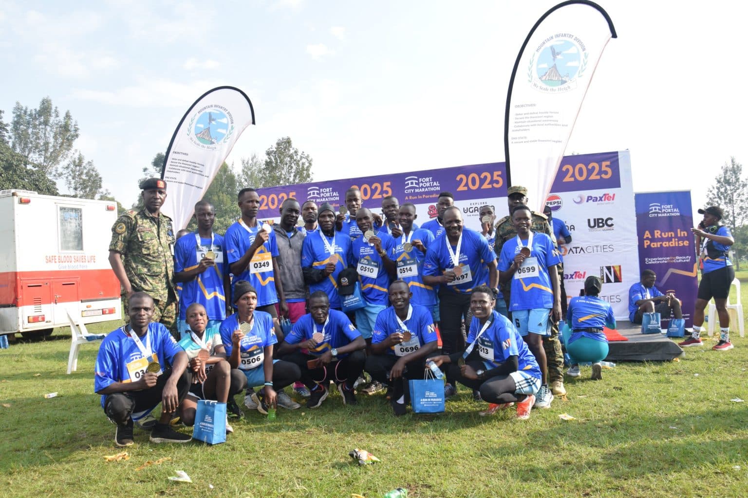 UPDF Shines at Inaugural Fort Portal Marathon, Promotes Peace and Tourism
