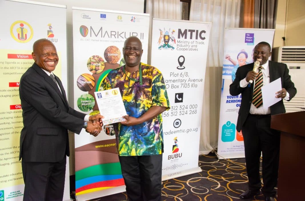 Gen. Mbadi Urges Quality Packaging to Help Ugandan Products Win in Global Markets