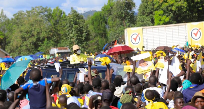 Museveni Urges Moyo Residents to Fight Poverty Through Enterprise