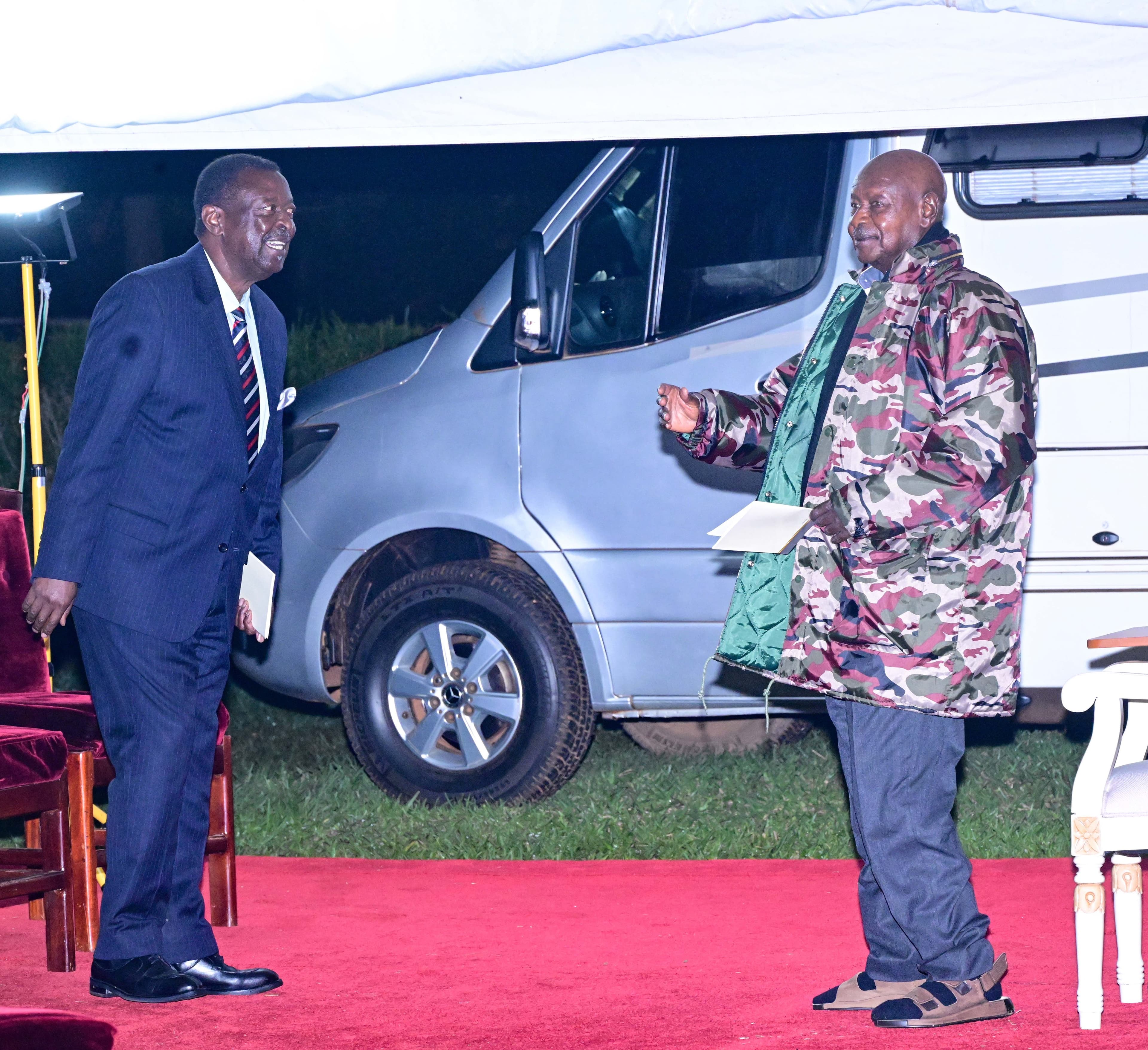 Museveni, Kenya's Mudavadi Hold Talks on Bilateral, Regional Cooperation