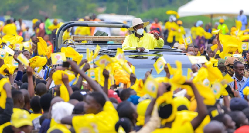 Leverage Peace for Development, Museveni Tells Kalungu Residents