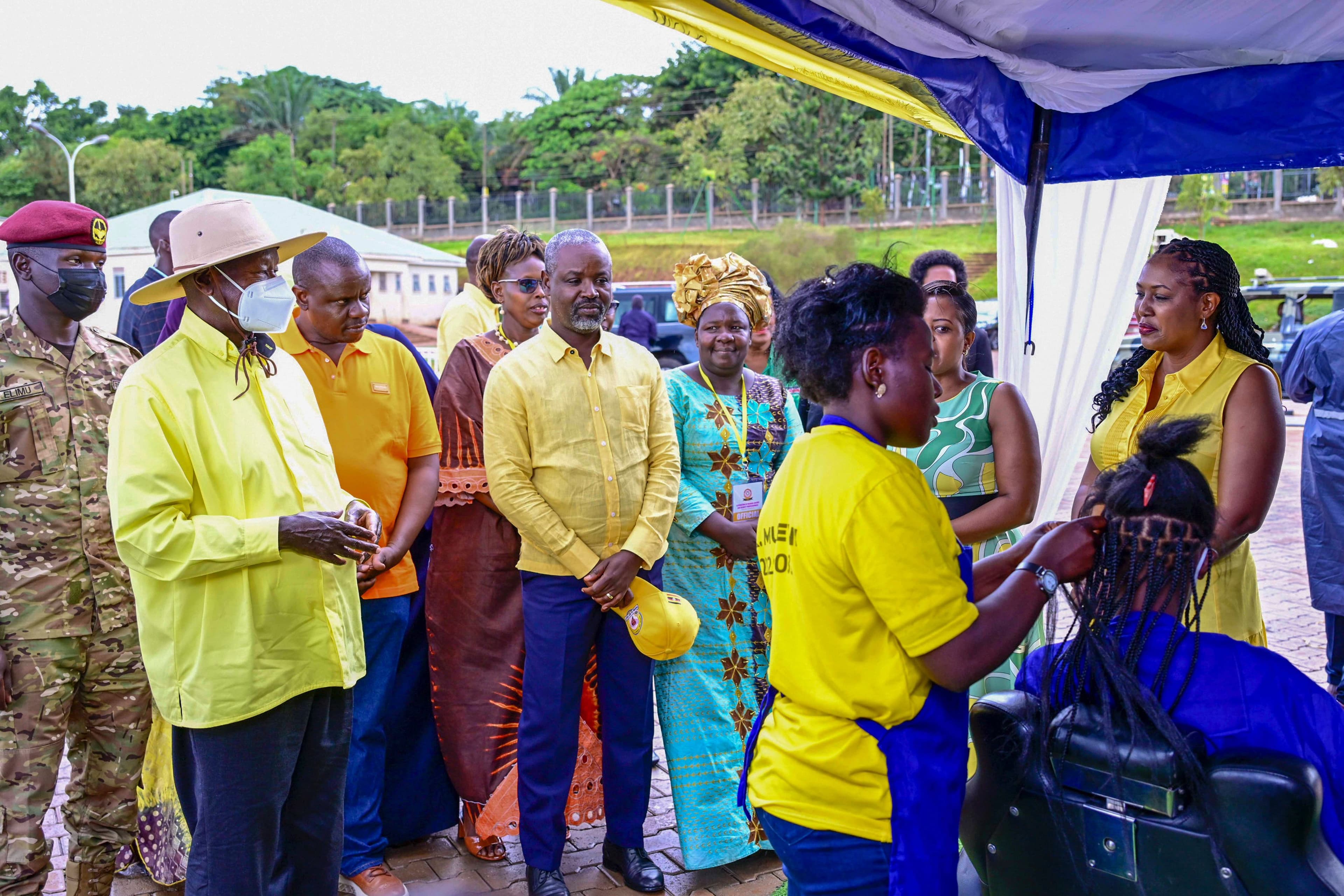Museveni Pledges Shs85bn Fund to Support Salon Operators