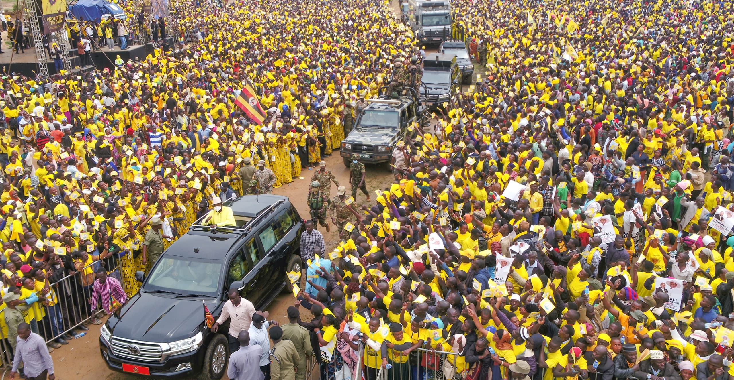 Lwengo: Museveni Urges Focus on Wealth Creation Through Stability