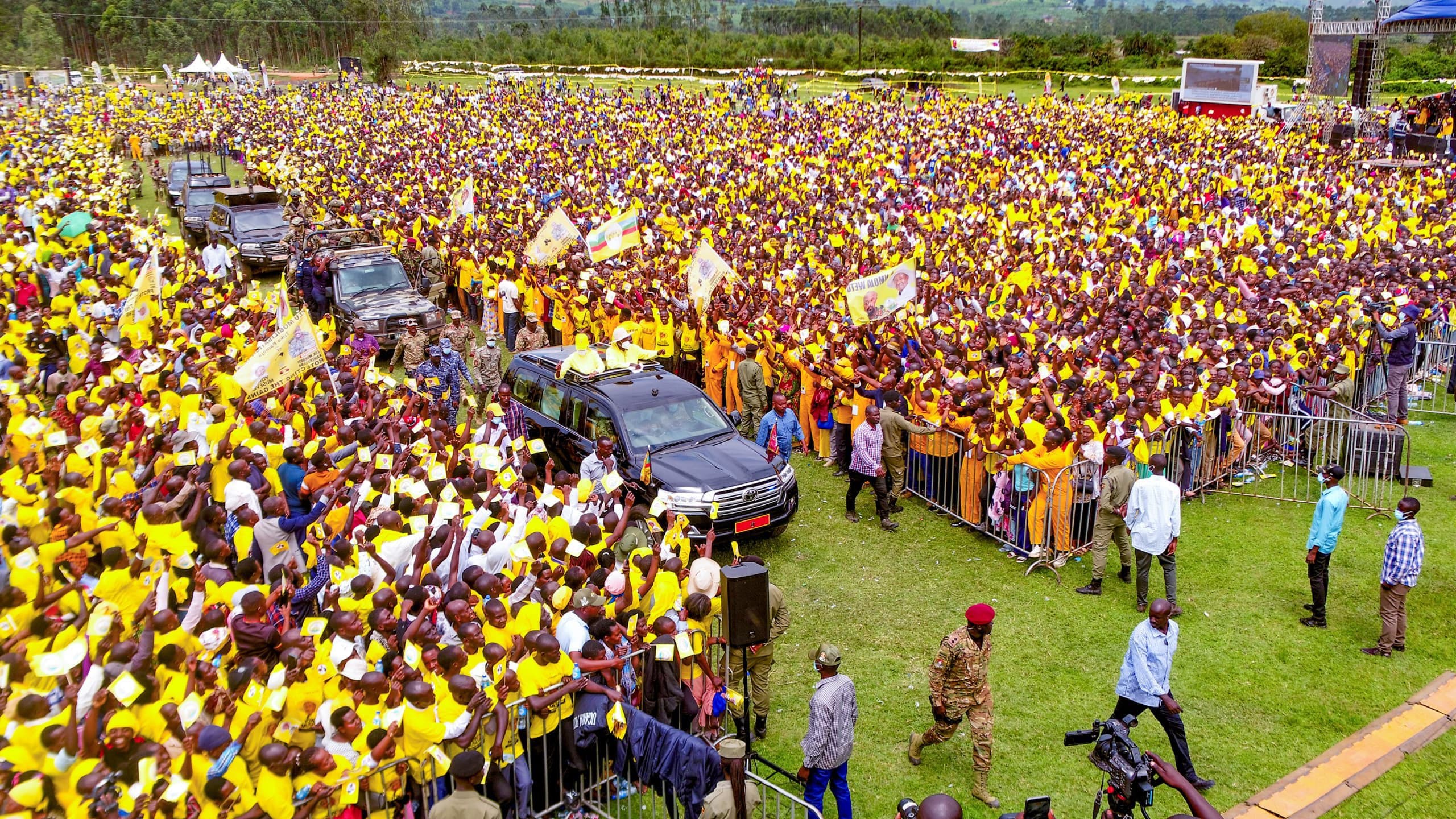 Museveni Urges People in Rwampara to Protect Swamps for Irrigation