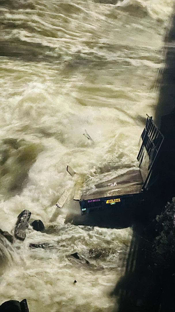 Three Feared Dead as Truck Crashes into Nile at Karuma Bridge