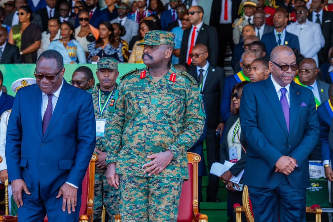 Gen. Kainerugaba Joins African Leaders at Gabon's 66th Independence Anniversary Celebrations