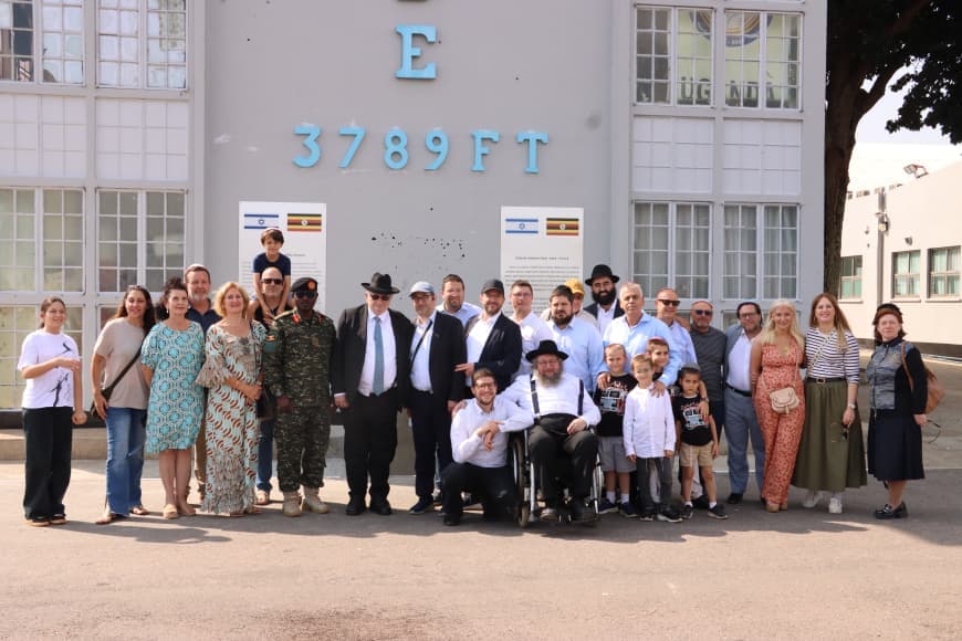 Israeli, Belgian Former Hostages Return to Entebbe for Remembrance Visit
