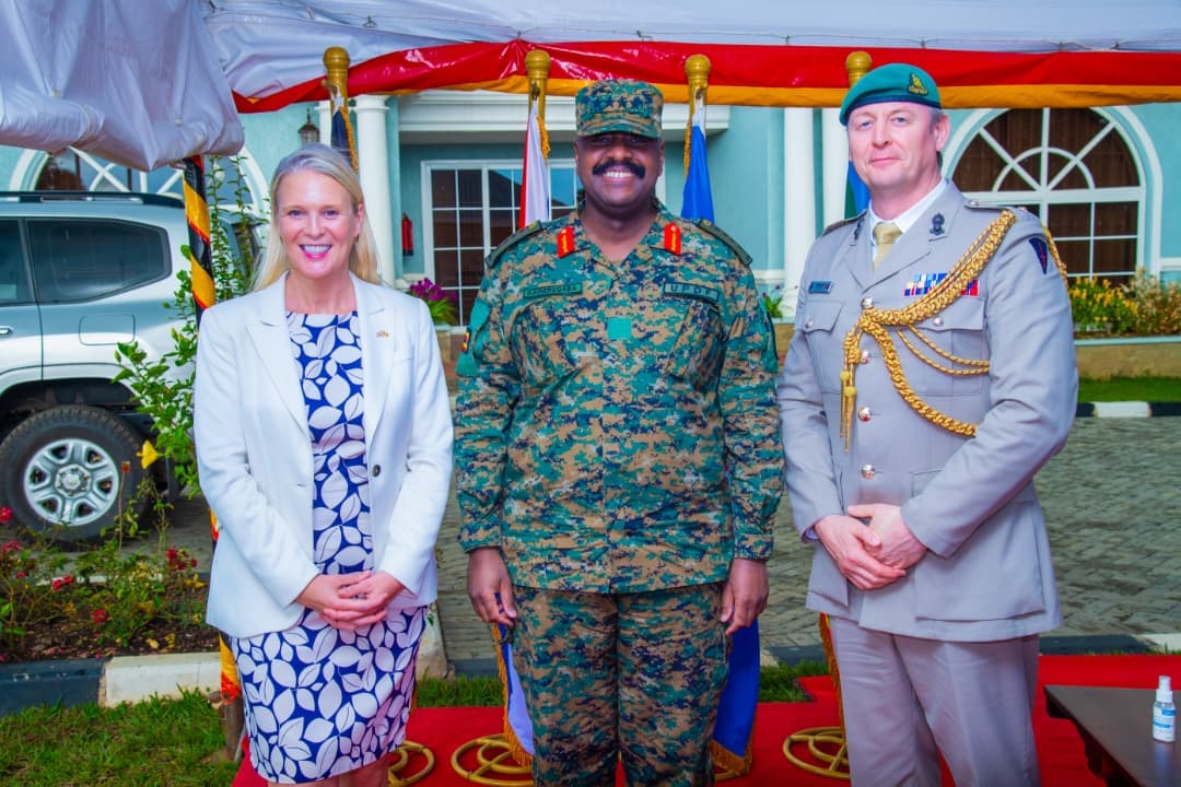 Gen Kainerugaba, British High Commissioner Hail Strengthened Defence Ties