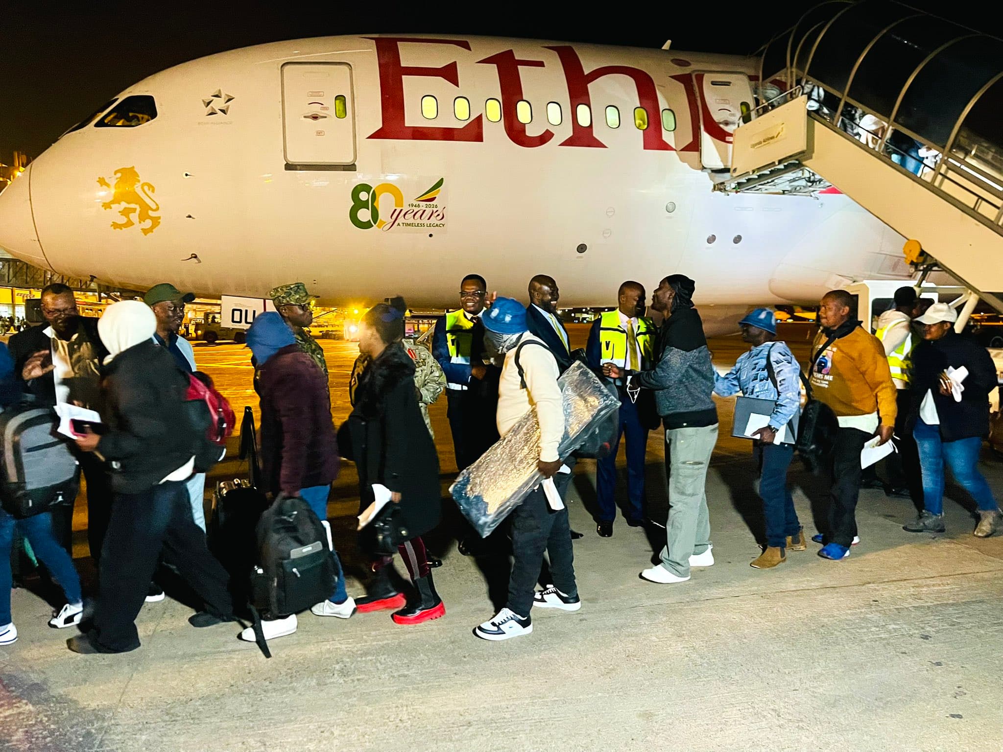Uganda Receives First Group of Nationals Evacuated from South Africa