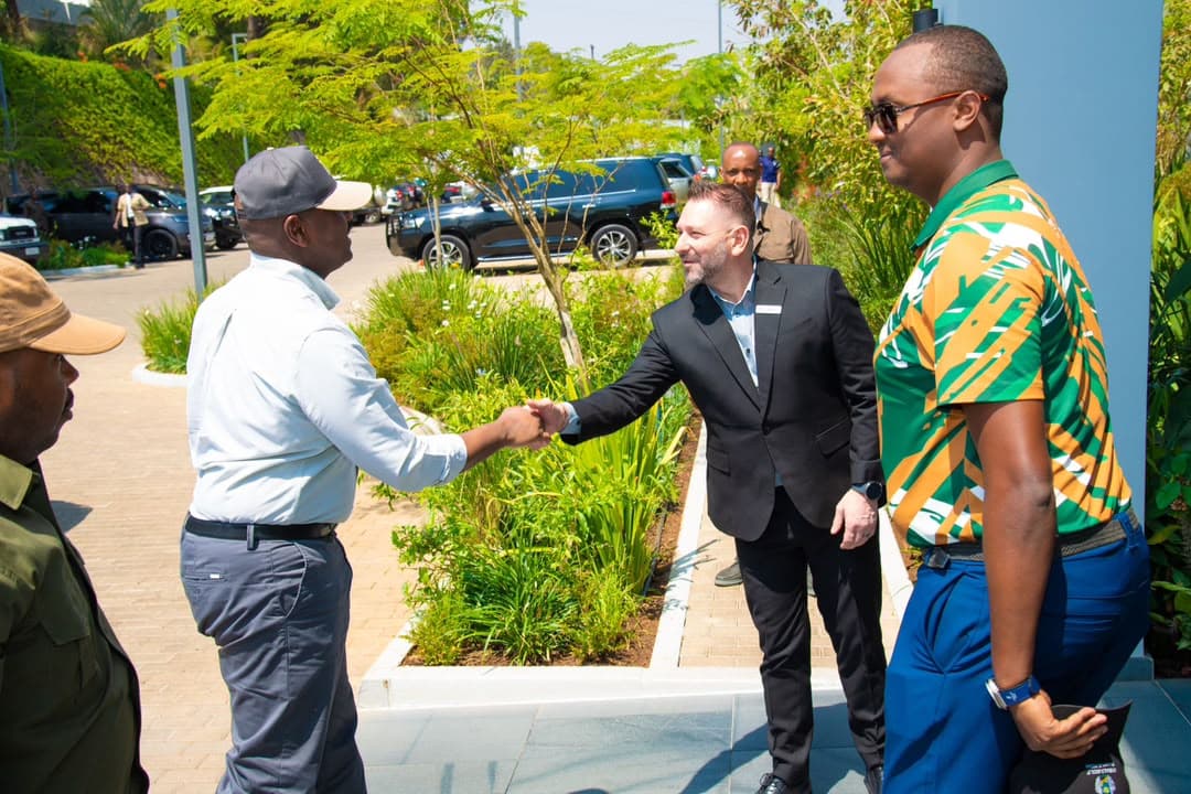 He also visited Parklane Estate, a residential development located in the Gacuriro neighborhood of Kigali.