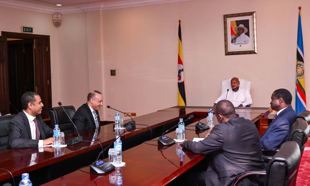 Museveni Bids Farewell to Outgoing Egyptian Envoy as Bilateral Ties Expand