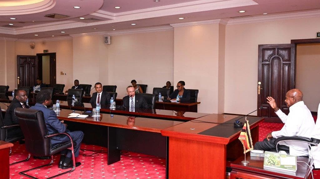 President Museveni Commends Outgoing Egyptian Ambassador Monzer Selim