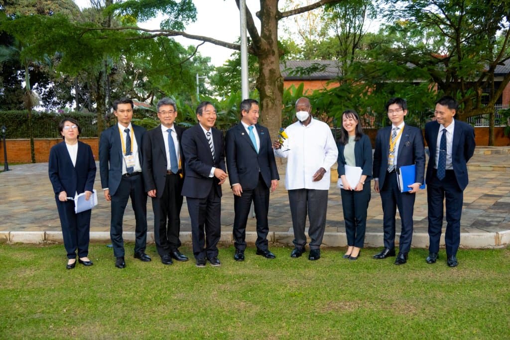 President Museveni Holds Bilateral Talks with Japan’s Vice Foreign Minister.