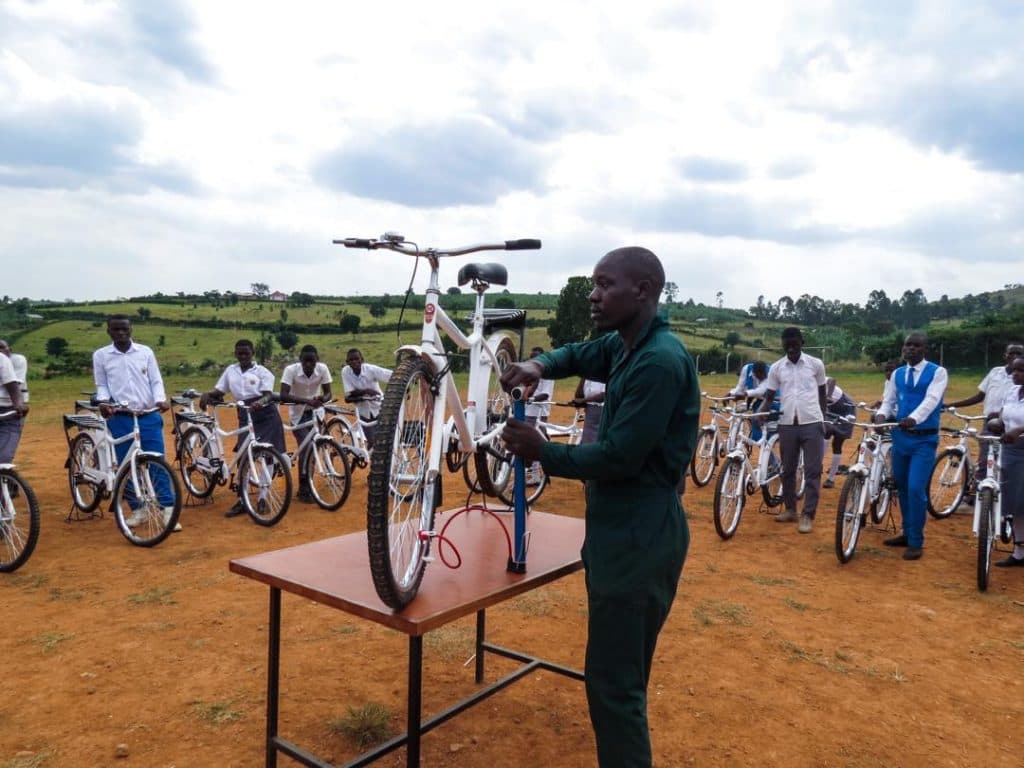 EU, Belgium Distribute 728 Bicycles to Rural Schools to Fight Student Dropouts