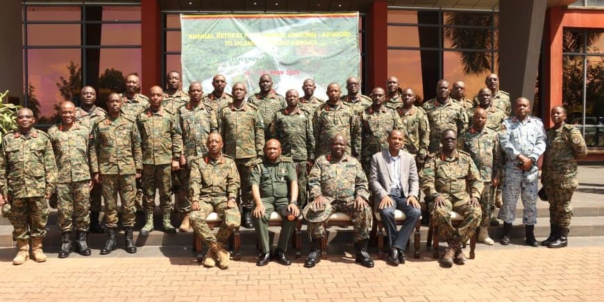 UPDF Chiefs Tip Foreign Attachés on Military Diplomacy