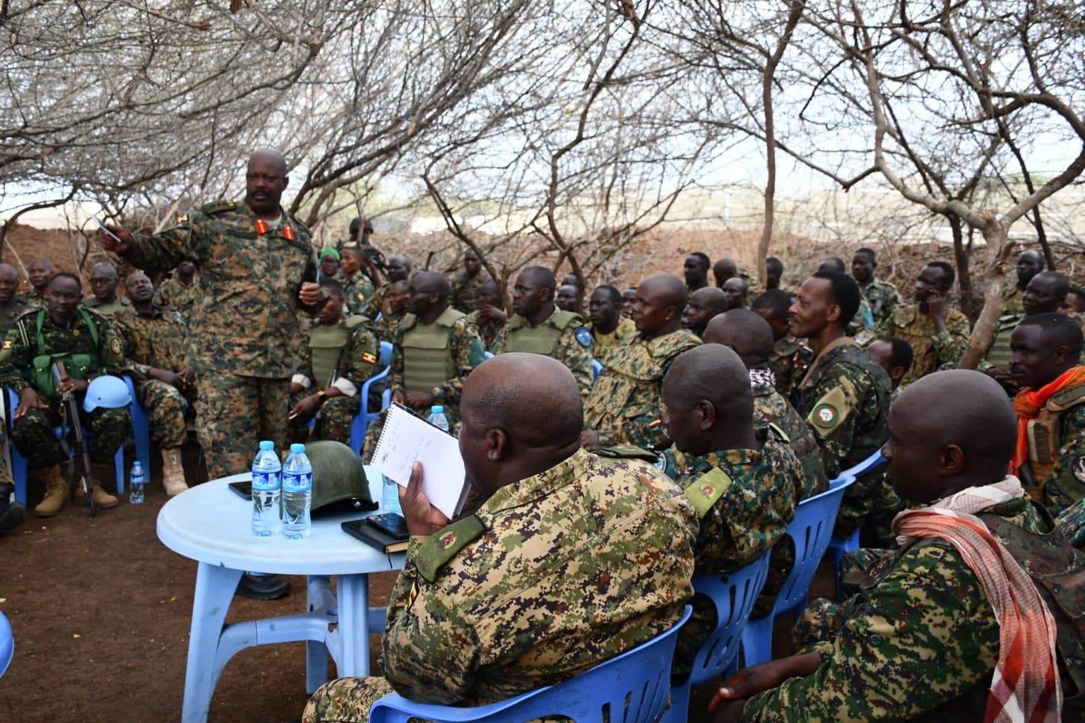Lt Gen Muhanga Applauds Troops as UPDF Secures Key Somalia Towns