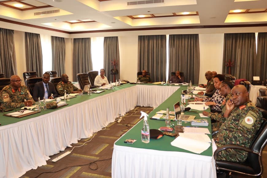 UPDF National Referral Hospital Board during the Governance Retreat in Kigo.