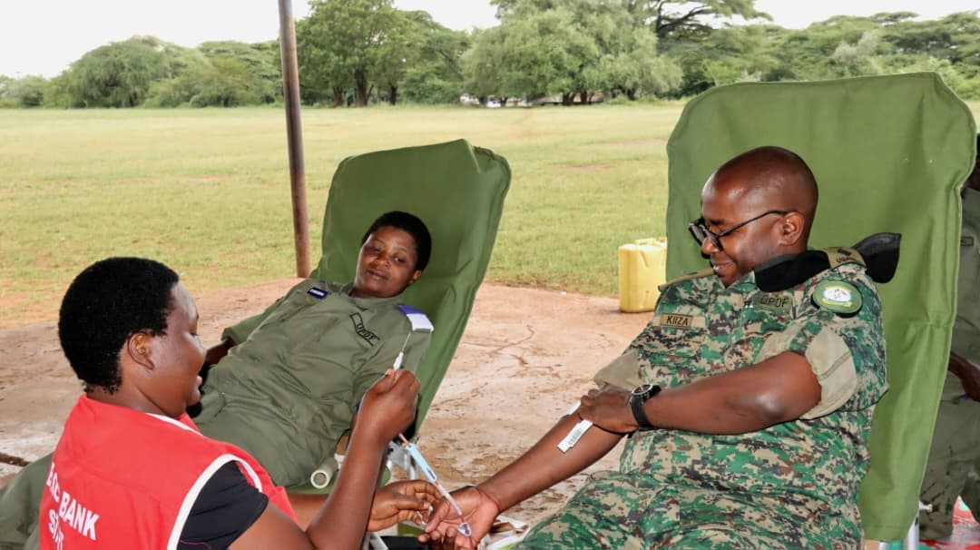 UPDF Soldiers Donate Blood for Karamoja to Avert Regional Health Crisis.