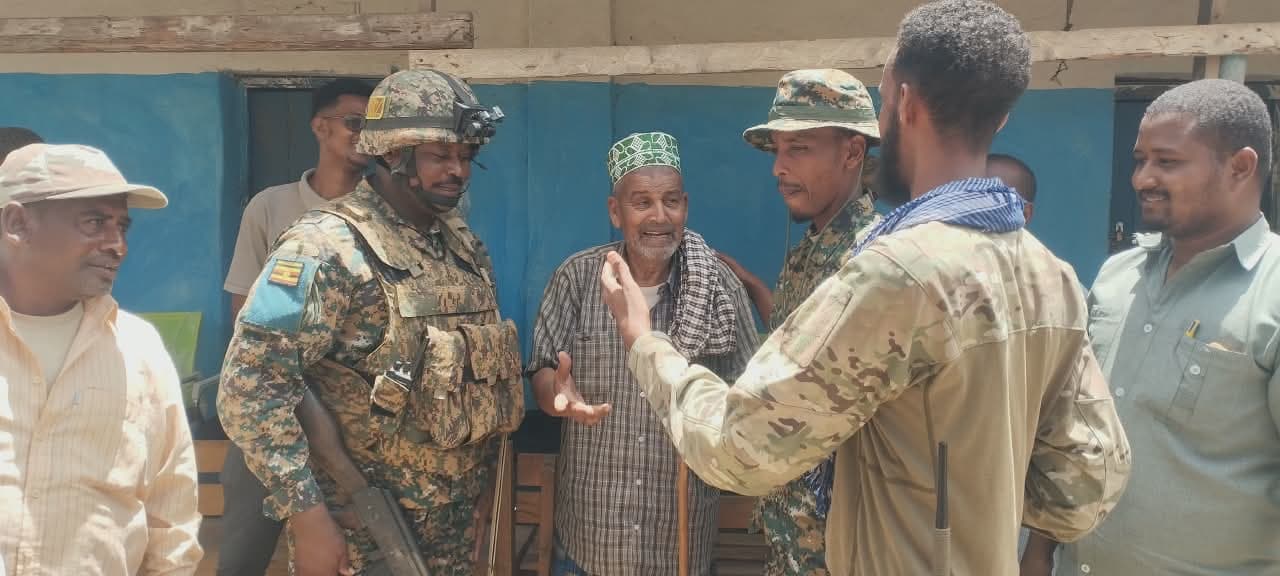 UPDF, Somali Forces Engage Mubarak Residents On Security And Development