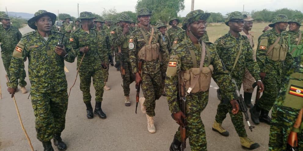 UPDF’s 15 Marines Brigade has carried out a 30km route march in Buliisa.