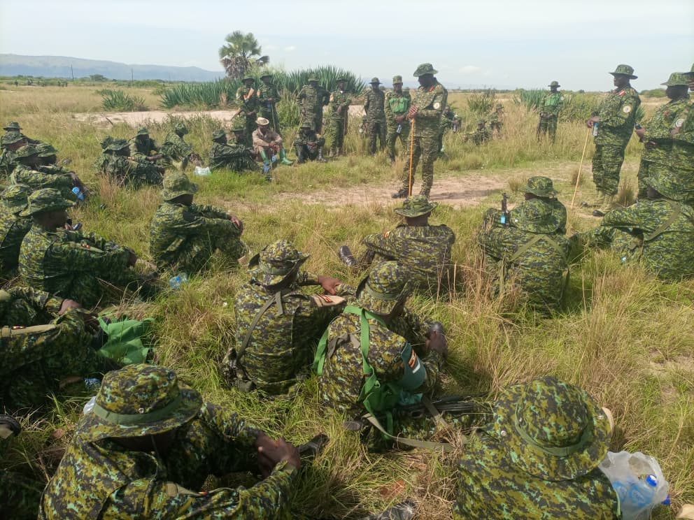 UPDF’s 15 Marines Brigade has carried out a 30km route march in Buliisa.