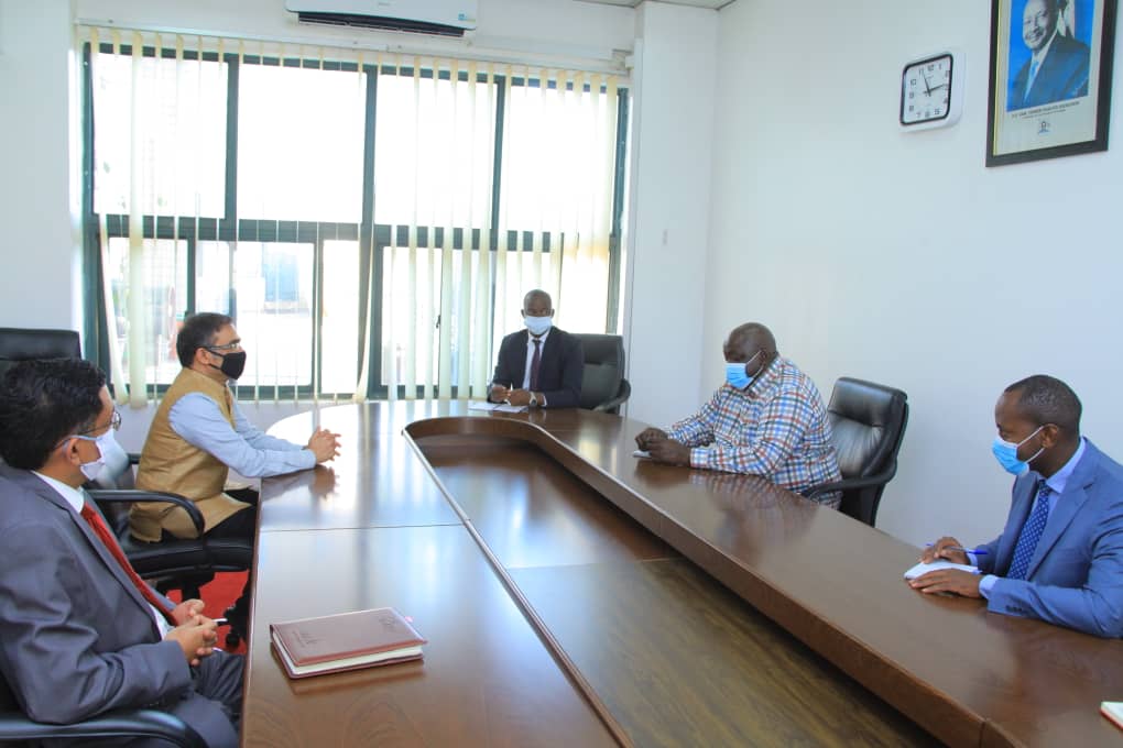 The High Commissioner of India met Henry Okello Oryem, the minister of state for Foreign Affairs in charge of International Cooperation.