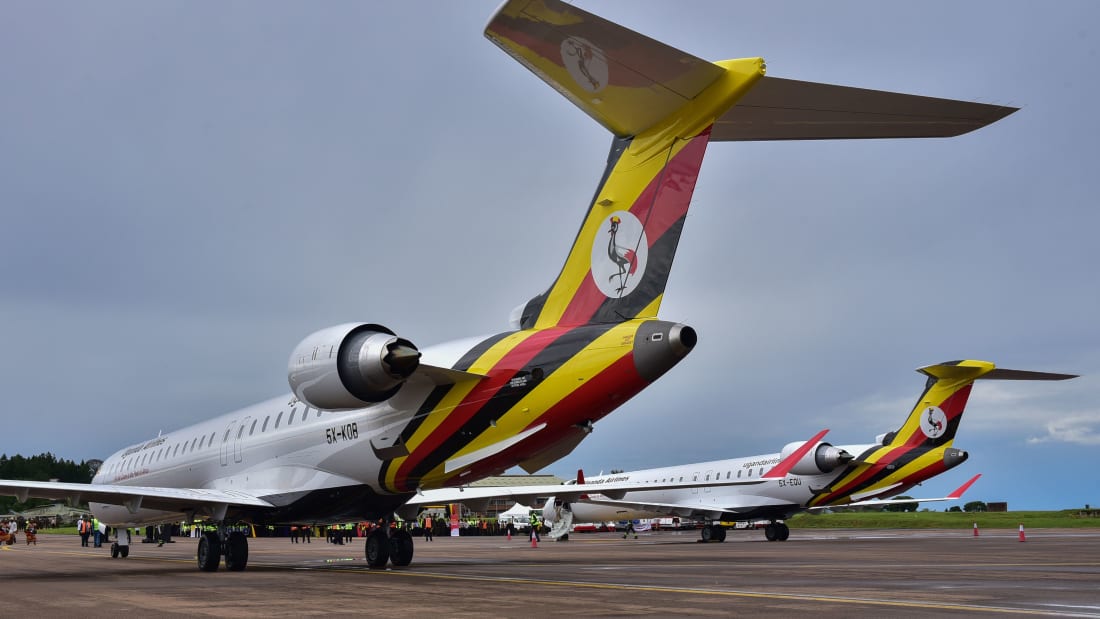 Uganda Airlines' Bombardier