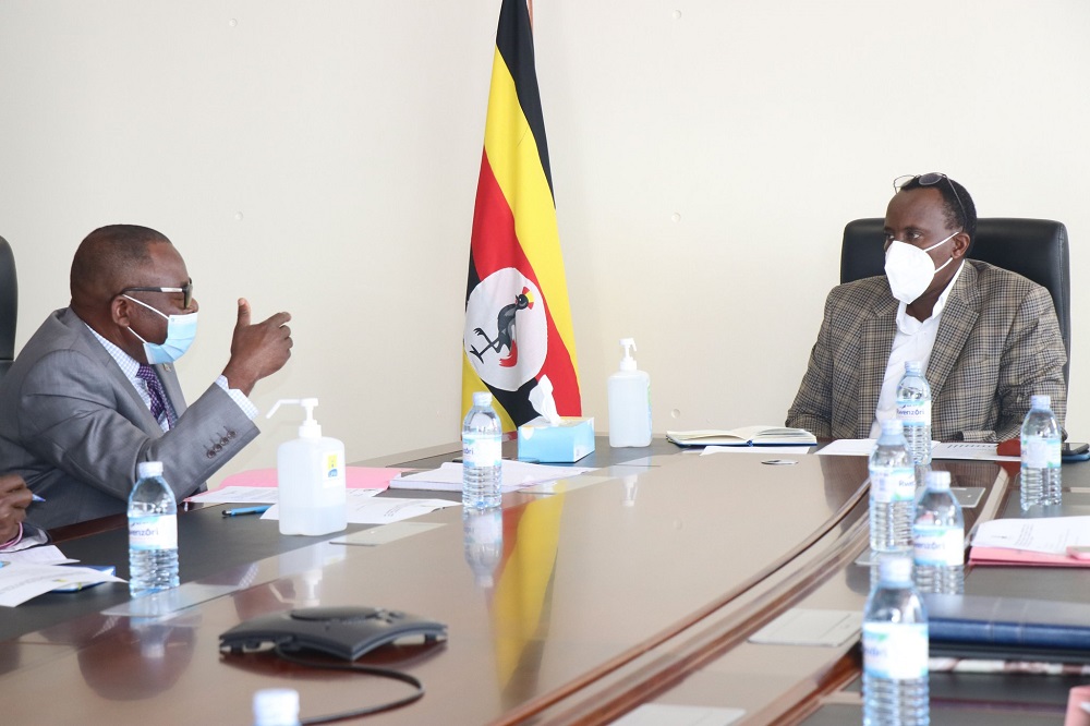 John Musinguzi met with the Democratic Republic of Congo Ambassador to Uganda Jean Pierre Massala