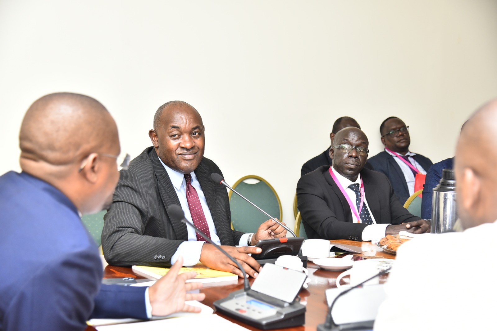 Minister Chris Baryomunsi appearing before the Committee on ICT