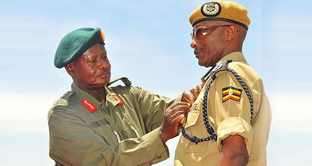 President Museveni and Kale Kayihura