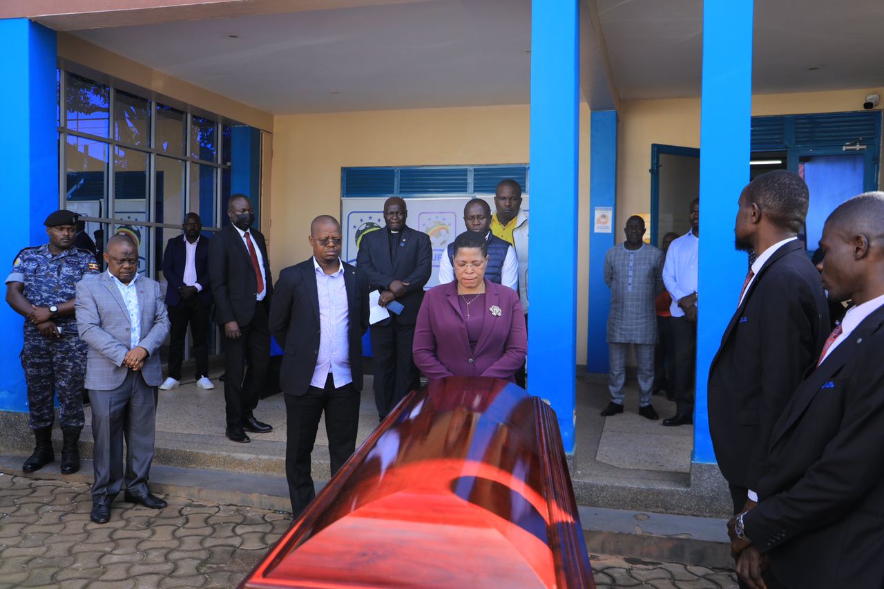 Speaker Among Mourns FUFA VP Mugoya 